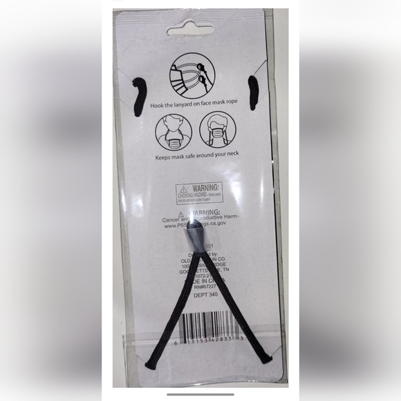 Lot of 6 Adult Face Mask Extension Lanyards 25" Cable Chain Lobster Claw New - Picture 2 of 8